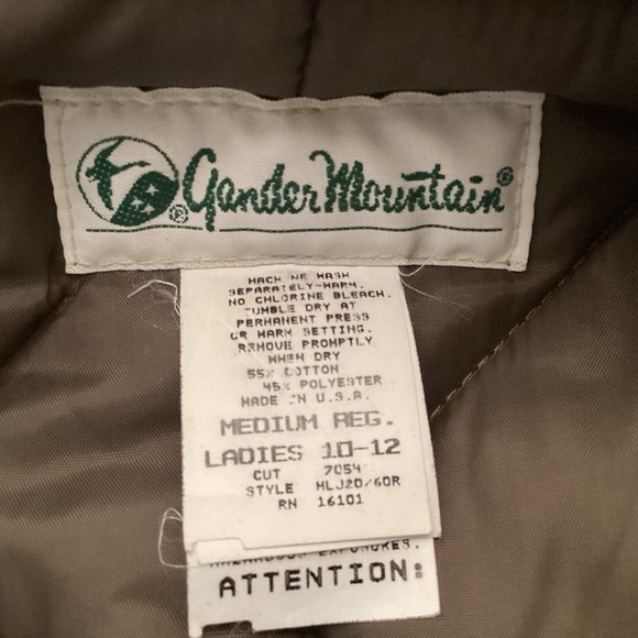 Gander Mountain Vintage Kelly Cooper Tru-Leaf Camo Jacket Women’s Size Large - Picture 9 of 16